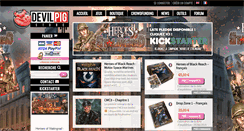 Desktop Screenshot of devil-pig-games.com